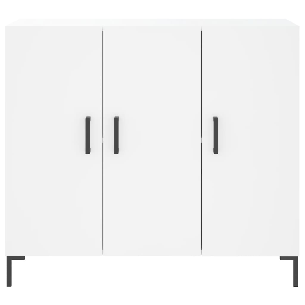 vidaXL Dulap, alb, 90x34x80 cm, lemn compozit vidaXL Dulap, alb, 90x34x80 cm, lemn compozit