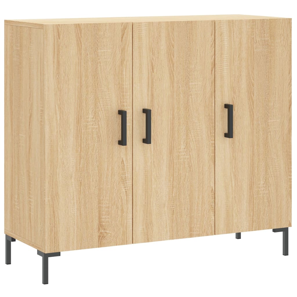 vidaXL Dulap, stejar sonoma, 90x34x80 cm, lemn compozit