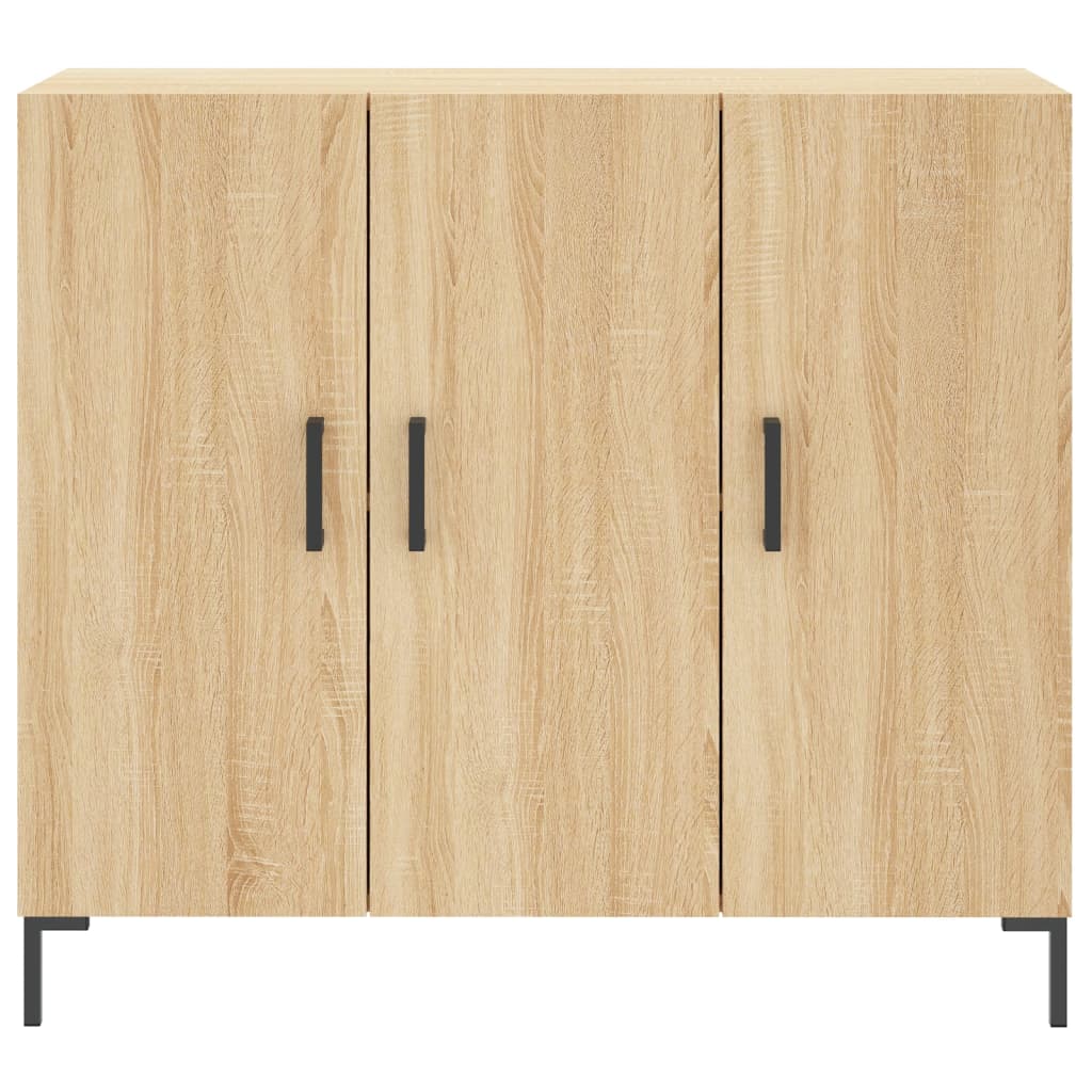 vidaXL Dulap, stejar sonoma, 90x34x80 cm, lemn compozit