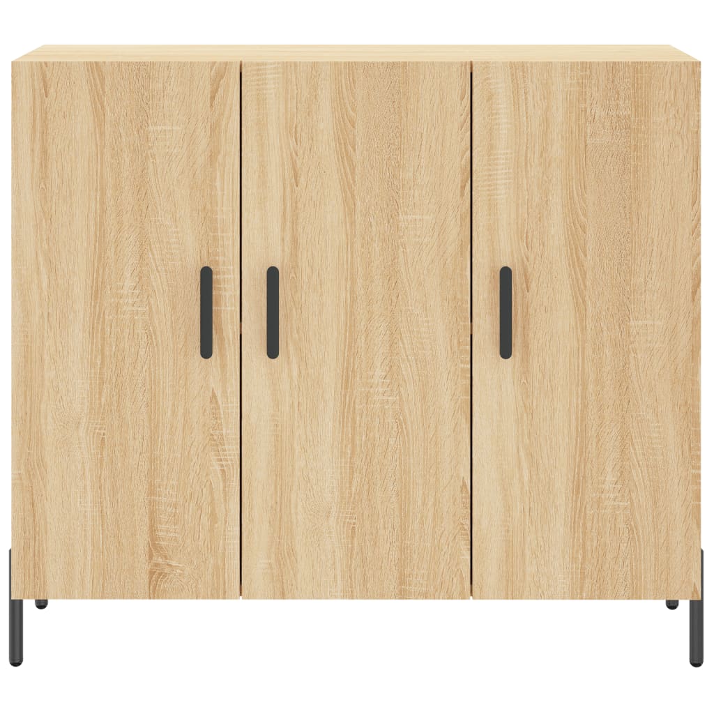 vidaXL Dulap, stejar sonoma, 90x34x80 cm, lemn compozit