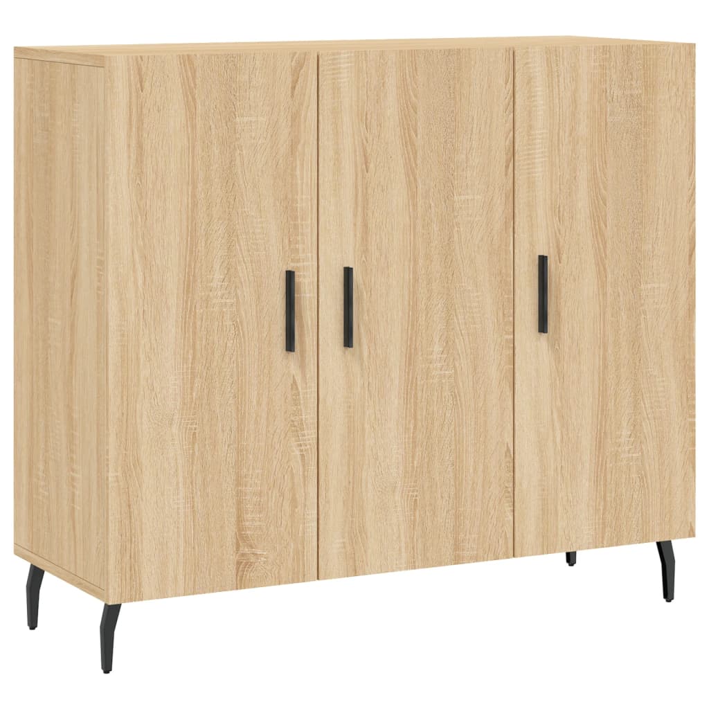 vidaXL Dulap, stejar sonoma, 90x34x80 cm, lemn compozit