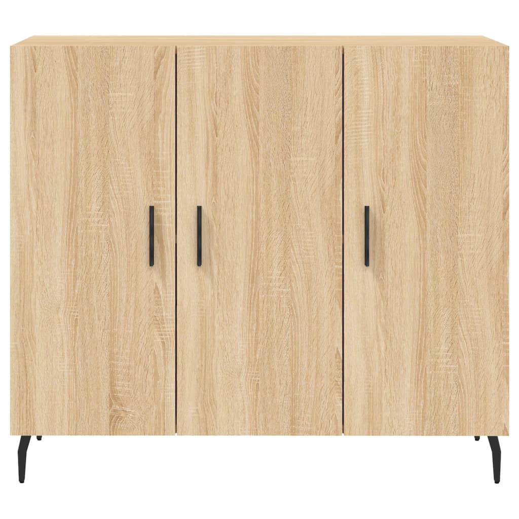 vidaXL Dulap, stejar sonoma, 90x34x80 cm, lemn compozit