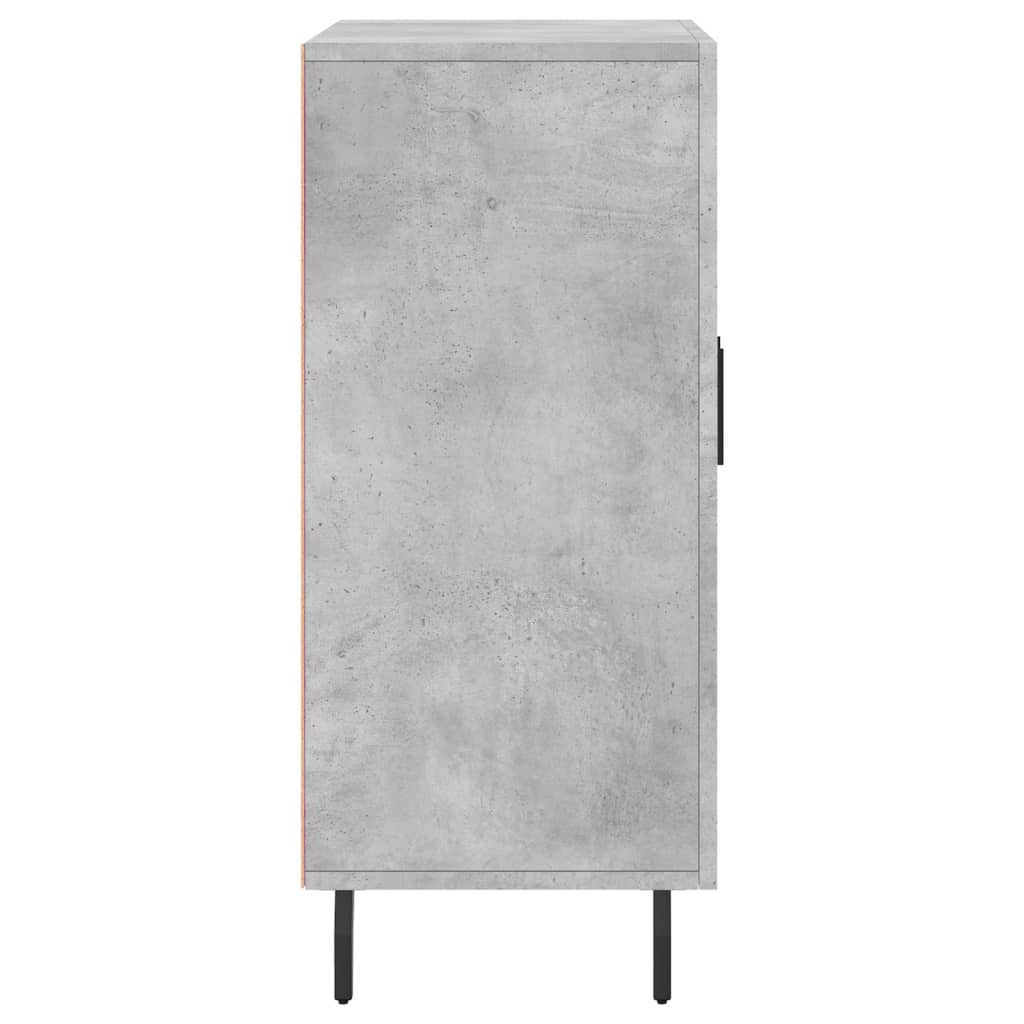 vidaXL Dulap, gri beton, 90x34x80 cm, lemn compozit vidaXL Dulap, gri beton, 90x34x80 cm, lemn compozit