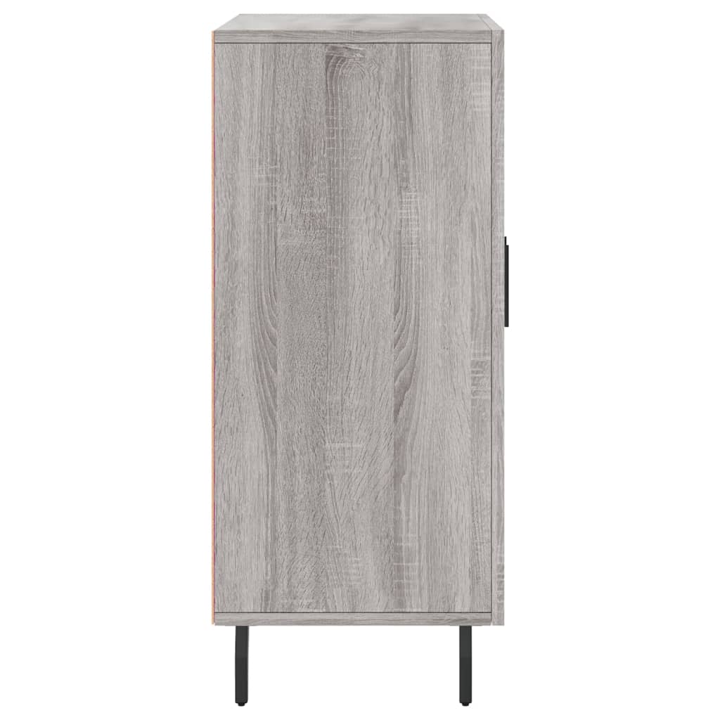 vidaXL Dulap, gri sonoma, 90x34x80 cm, lemn compozit