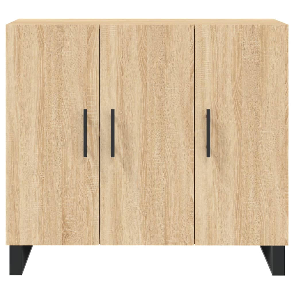 vidaXL Dulap, stejar sonoma, 90x34x80 cm, lemn compozit