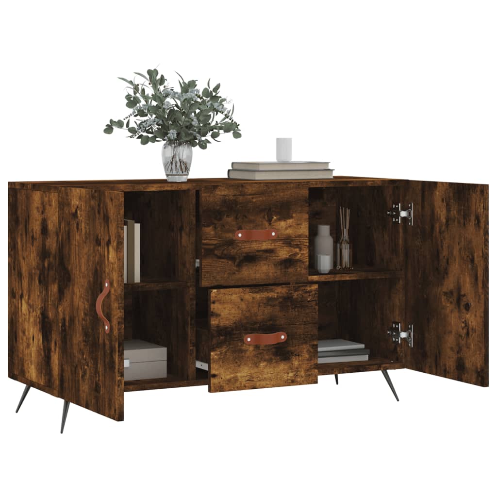 vidaXL Dulap, stejar fumuriu, 100x36x60 cm, lemn compozit