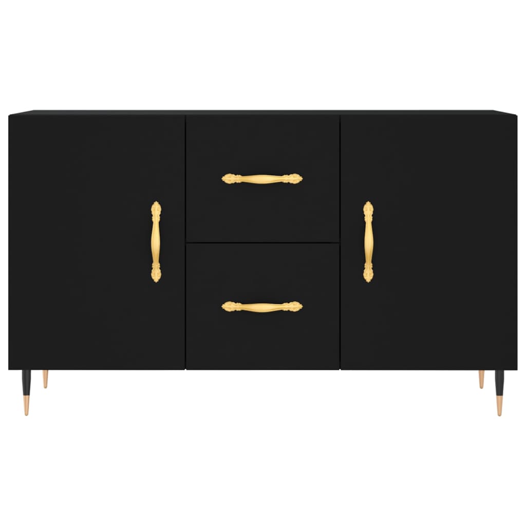 vidaXL Dulap, negru, 100x36x60 cm, lemn compozit