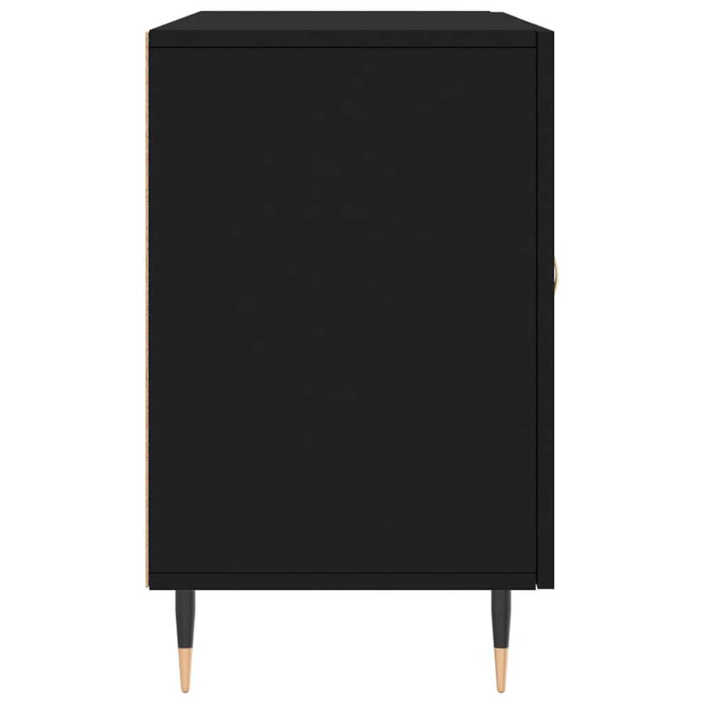 vidaXL Dulap, negru, 100x36x60 cm, lemn compozit