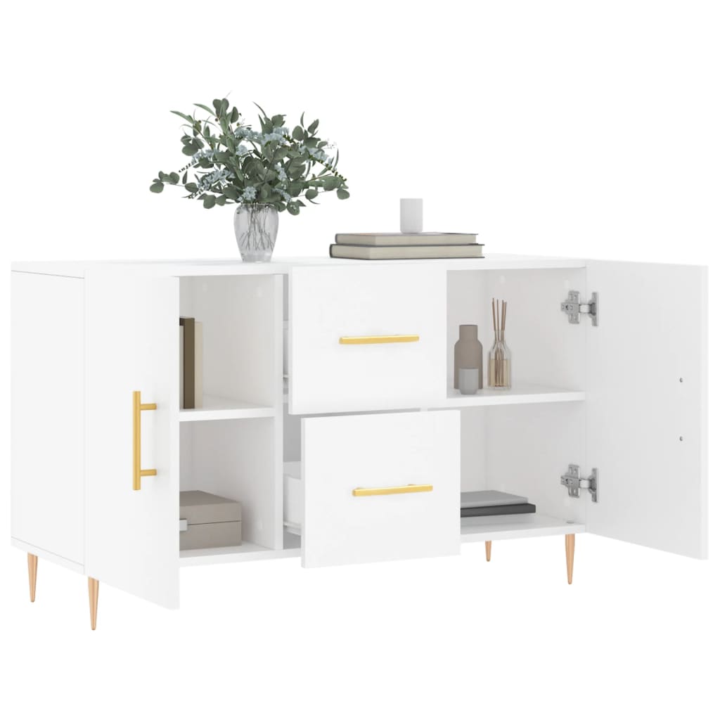 vidaXL Dulap, alb, 100x36x60 cm, lemn compozit