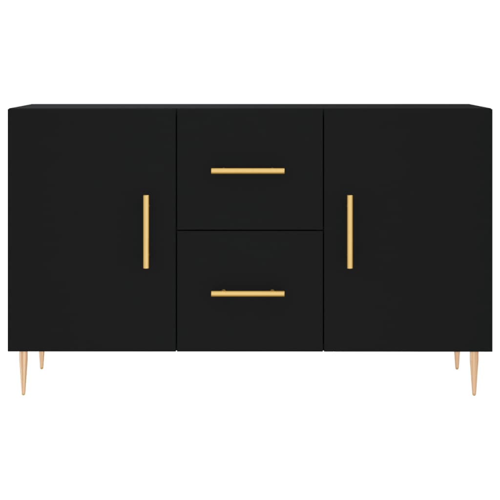 vidaXL Dulap, negru, 100x36x60 cm, lemn compozit