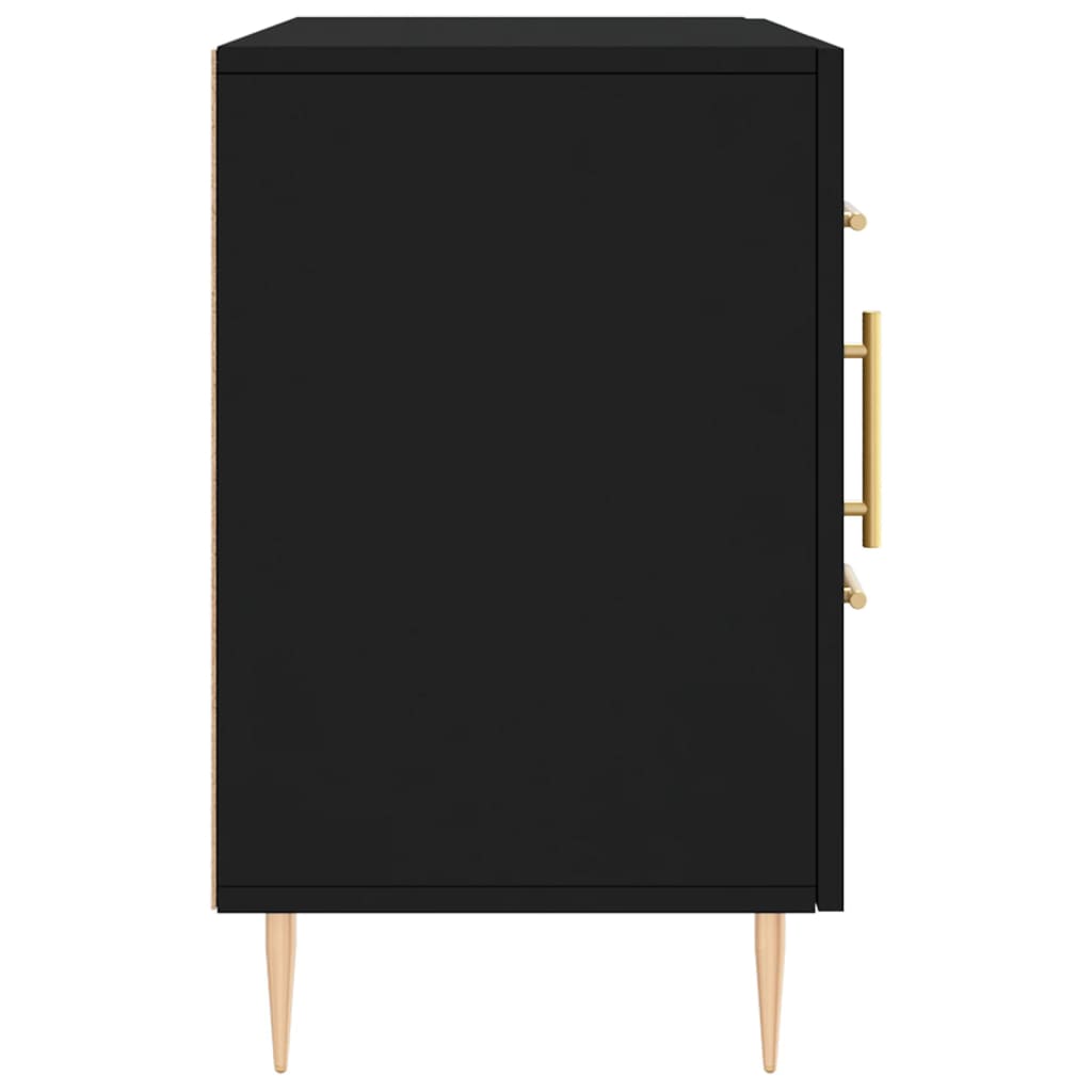 vidaXL Dulap, negru, 100x36x60 cm, lemn compozit