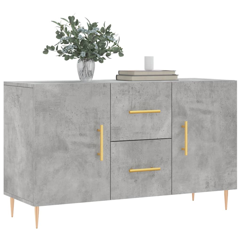 vidaXL Dulap, gri beton, 100x36x60 cm, lemn compozit vidaXL Dulap, gri beton, 100x36x60 cm, lemn compozit