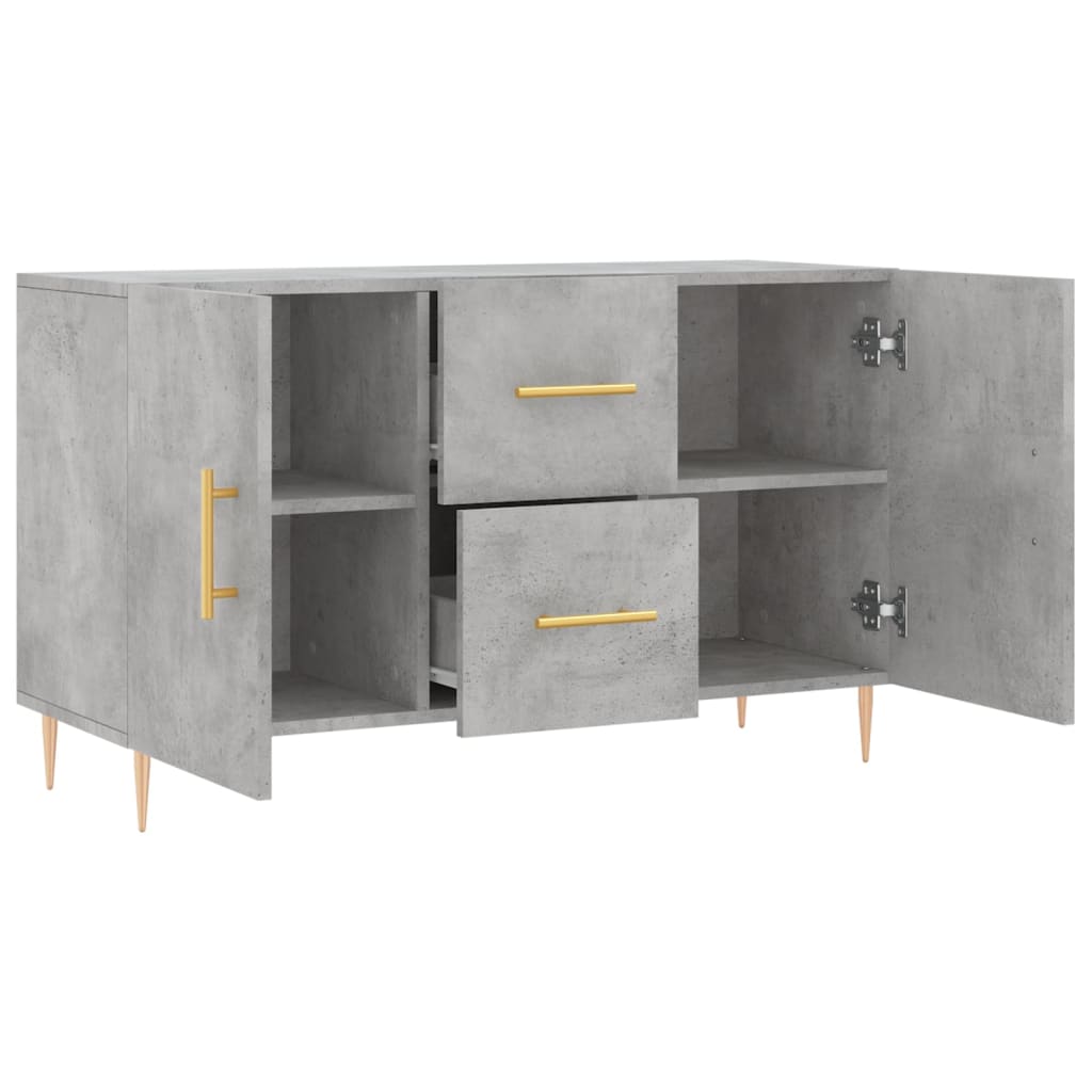 vidaXL Dulap, gri beton, 100x36x60 cm, lemn compozit vidaXL Dulap, gri beton, 100x36x60 cm, lemn compozit