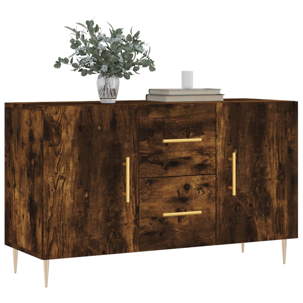 vidaXL Dulap, stejar fumuriu, 100x36x60 cm, lemn compozit