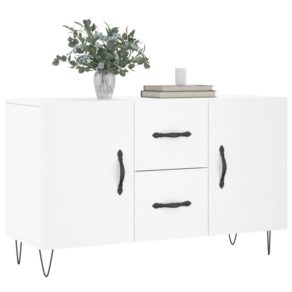 vidaXL Dulap, alb, 100x36x60 cm, lemn compozit