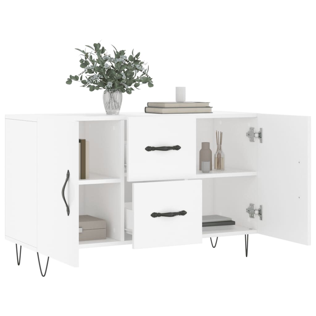 vidaXL Dulap, alb, 100x36x60 cm, lemn compozit
