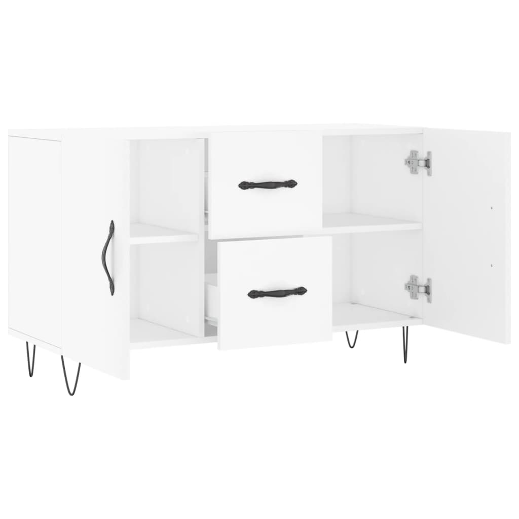 vidaXL Dulap, alb, 100x36x60 cm, lemn compozit