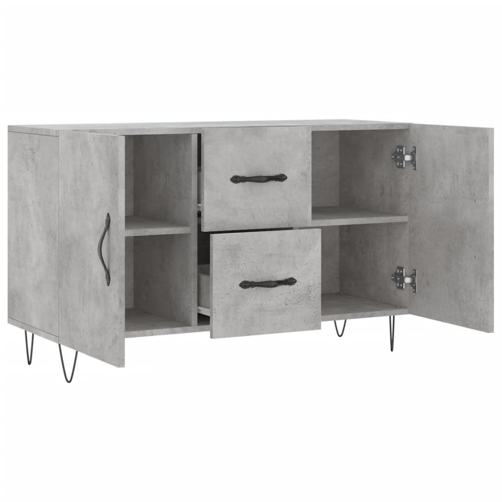 vidaXL Dulap, gri beton, 100x36x60 cm, lemn compozit vidaXL Dulap, gri beton, 100x36x60 cm, lemn compozit