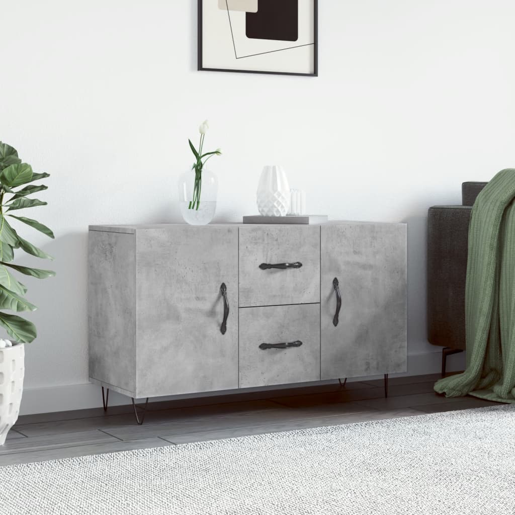 vidaXL Dulap, gri beton, 100x36x60 cm, lemn compozit vidaXL Dulap, gri beton, 100x36x60 cm, lemn compozit