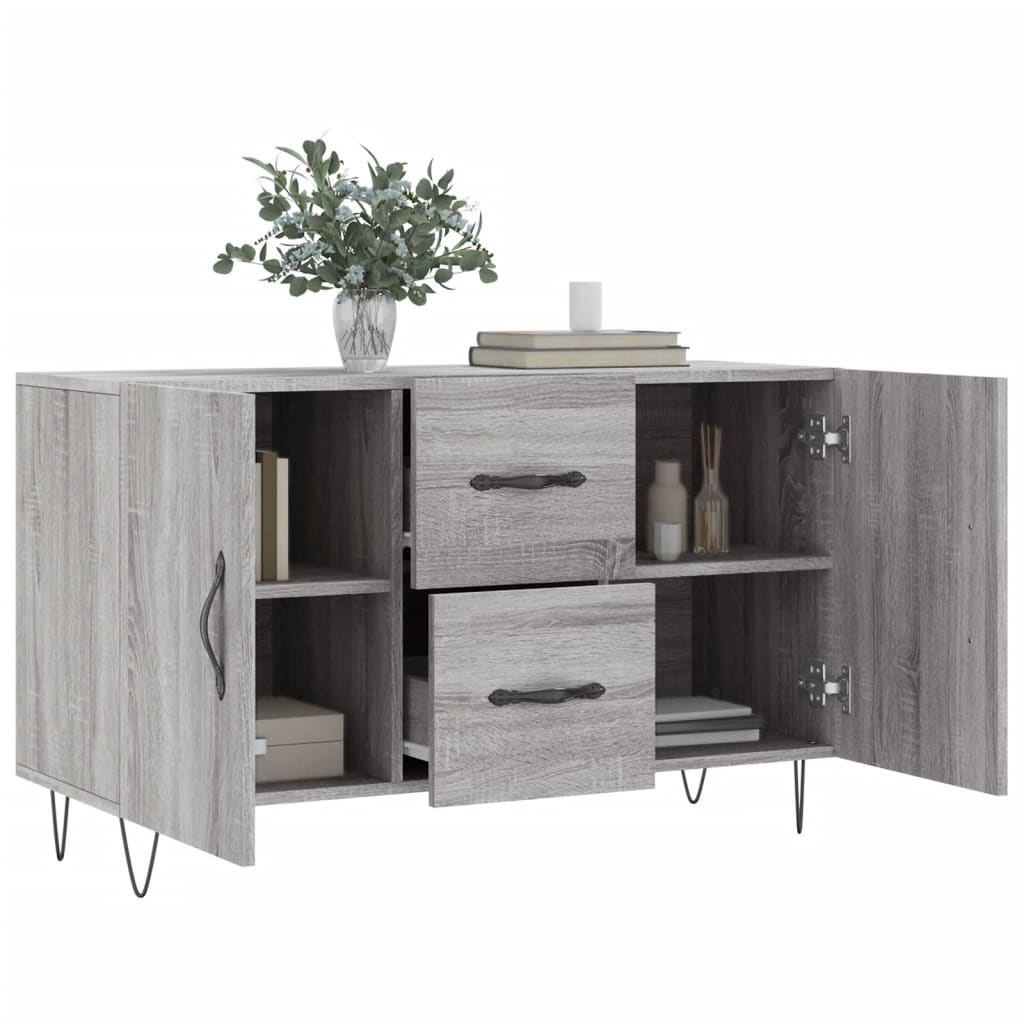 vidaXL Dulap, gri sonoma, 100x36x60 cm, lemn compozit vidaXL Dulap, gri sonoma, 100x36x60 cm, lemn compozit