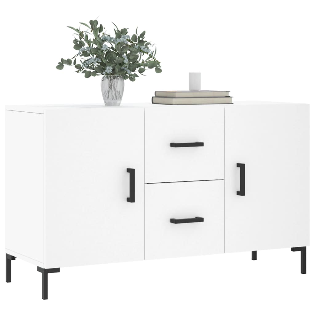 vidaXL Dulap, alb, 100x36x60 cm, lemn compozit