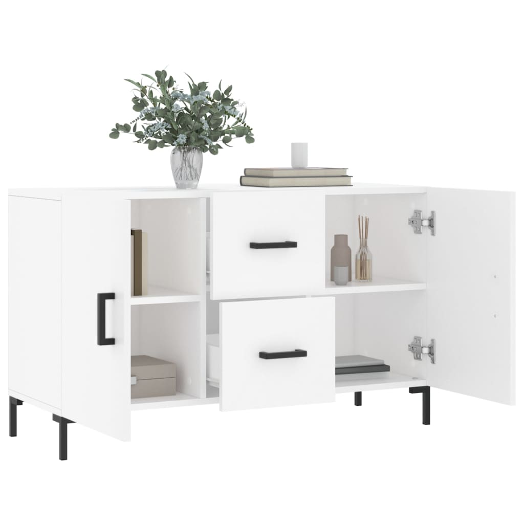 vidaXL Dulap, alb, 100x36x60 cm, lemn compozit
