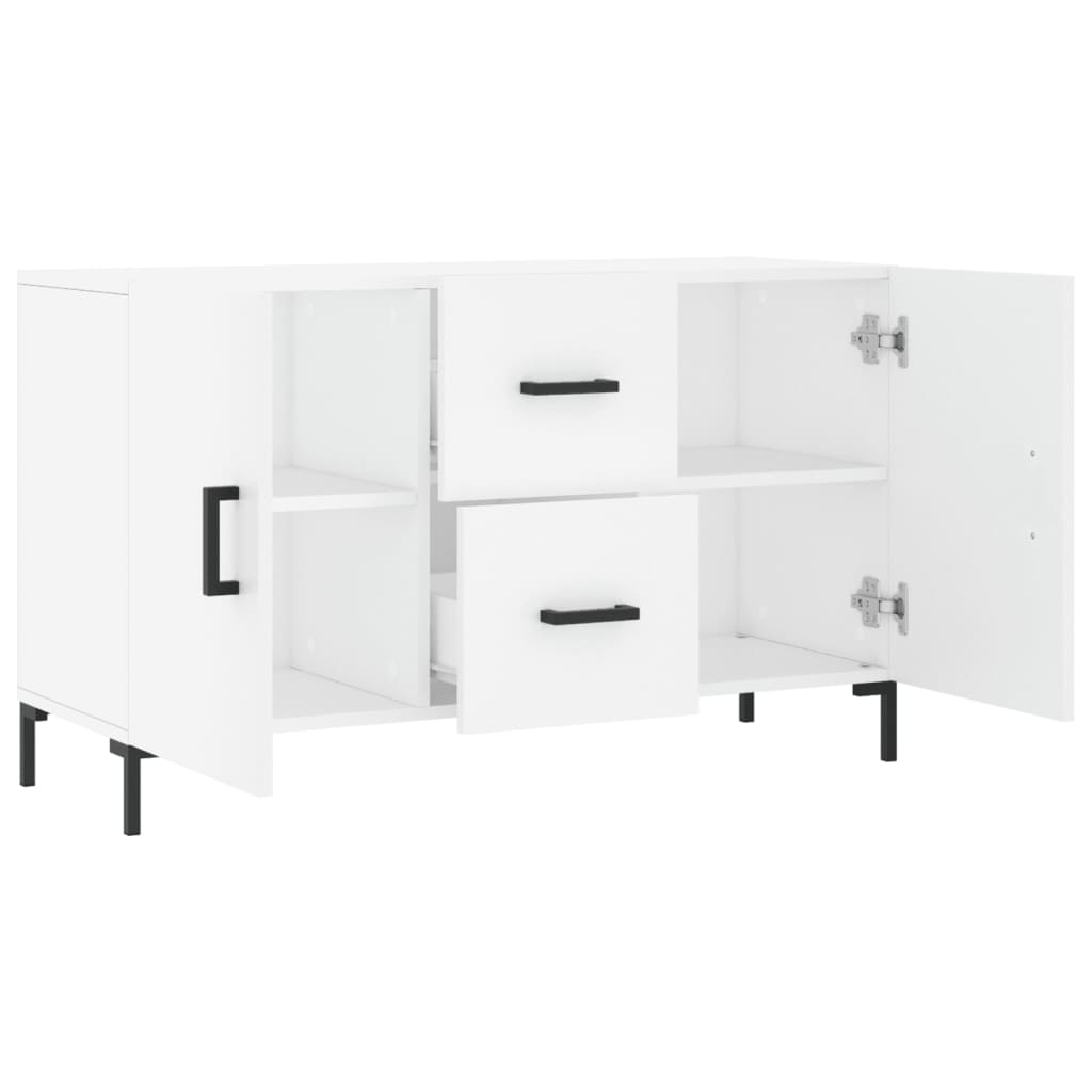 vidaXL Dulap, alb, 100x36x60 cm, lemn compozit