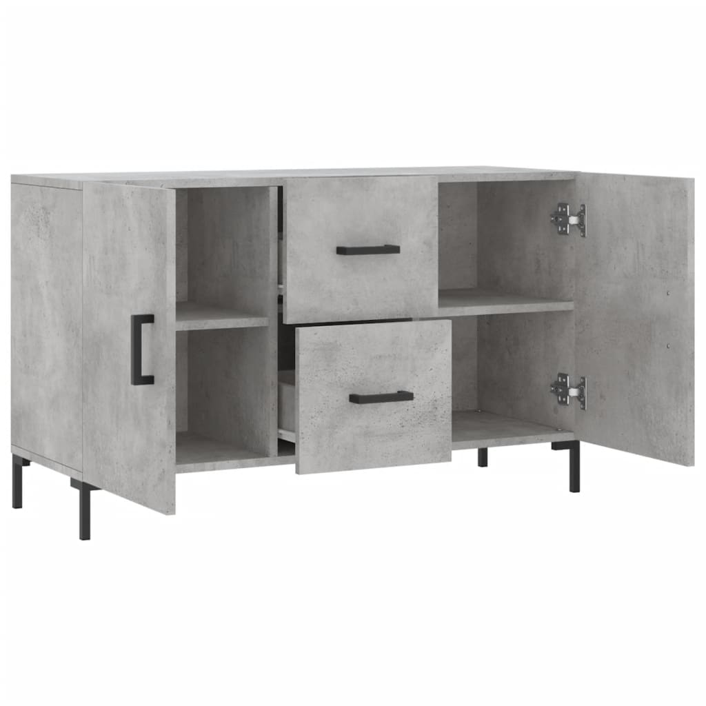 vidaXL Dulap, gri beton, 100x36x60 cm, lemn compozit vidaXL Dulap, gri beton, 100x36x60 cm, lemn compozit