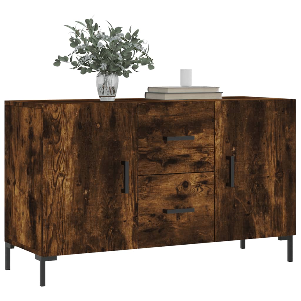 vidaXL Dulap, stejar fumuriu, 100x36x60 cm, lemn compozit