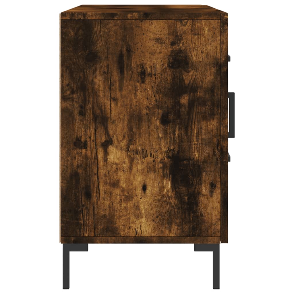 vidaXL Dulap, stejar fumuriu, 100x36x60 cm, lemn compozit