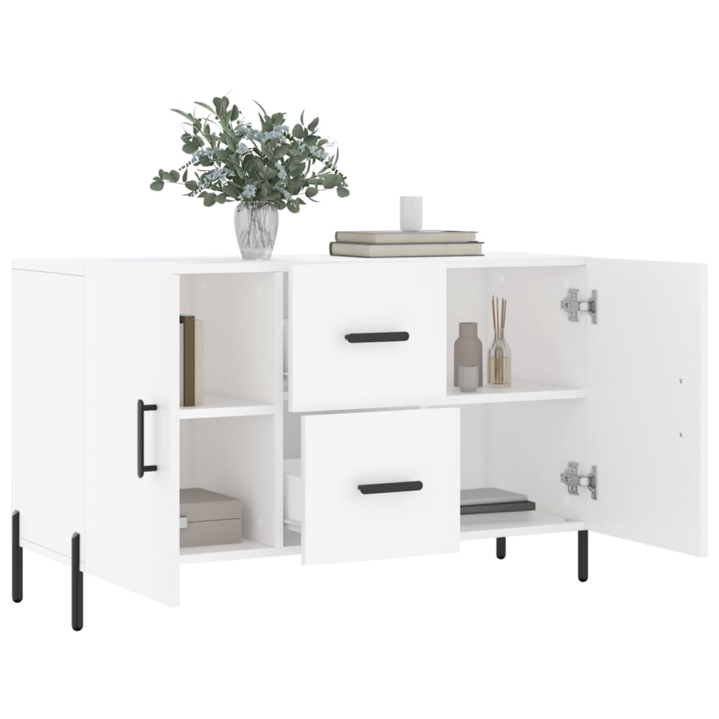vidaXL Dulap, alb, 100x36x60 cm, lemn compozit