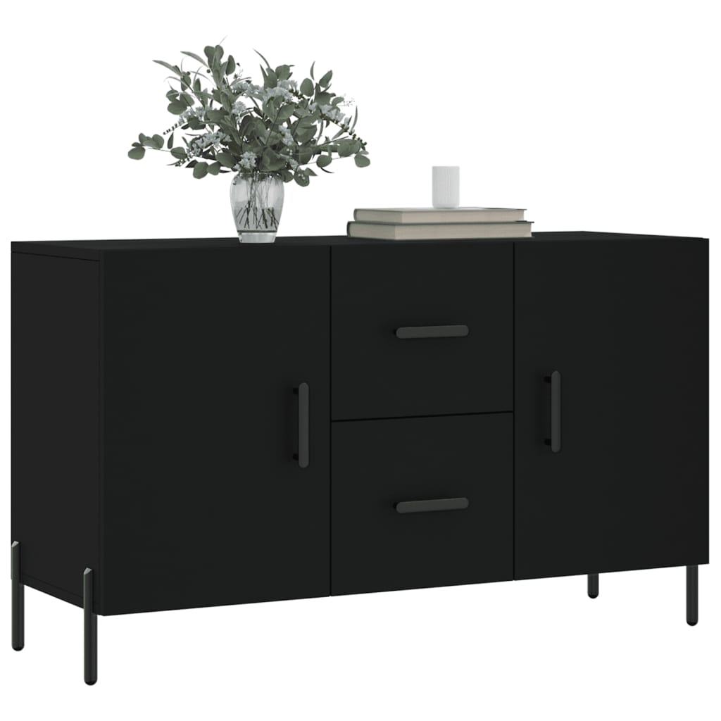 vidaXL Dulap, negru, 100x36x60 cm, lemn compozit