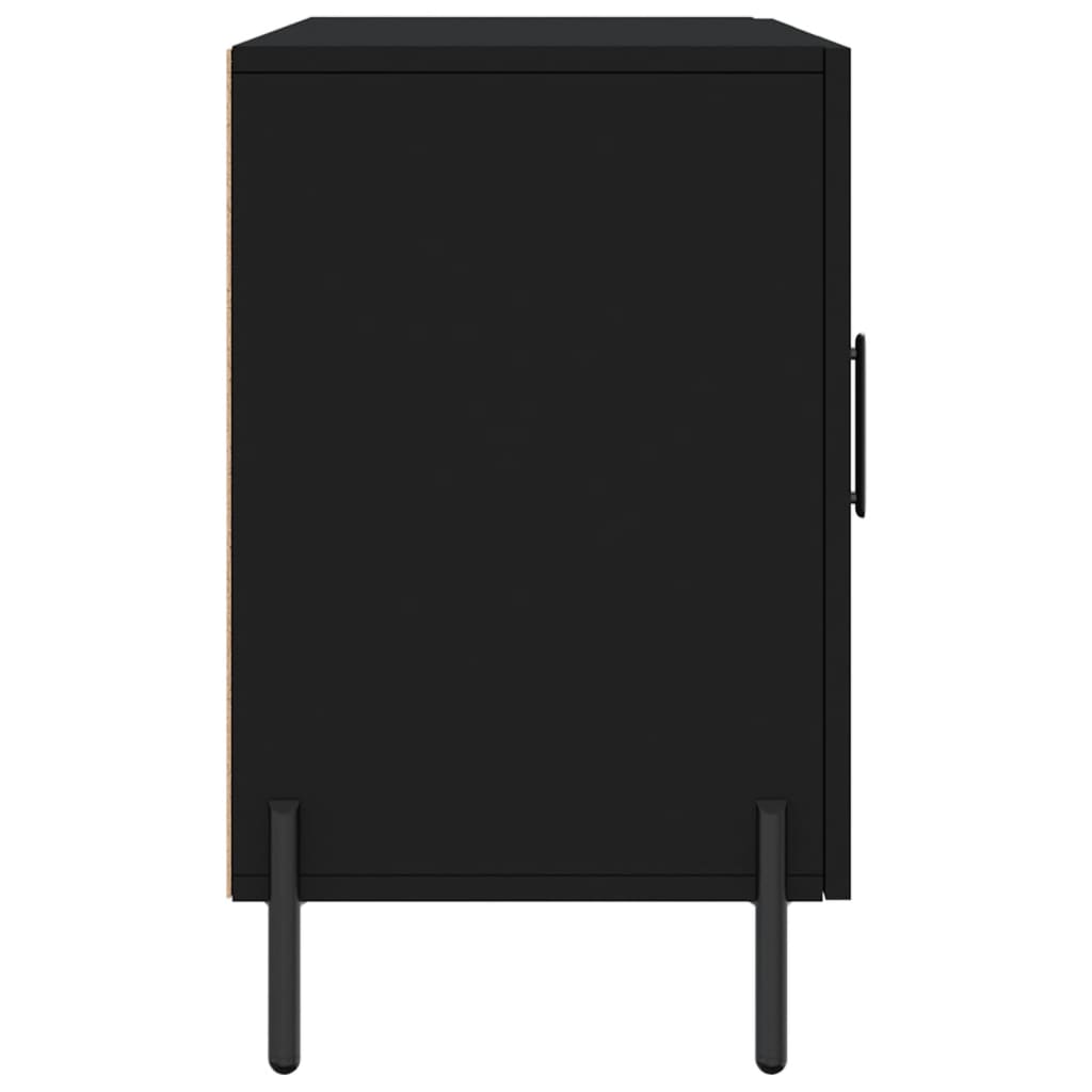vidaXL Dulap, negru, 100x36x60 cm, lemn compozit