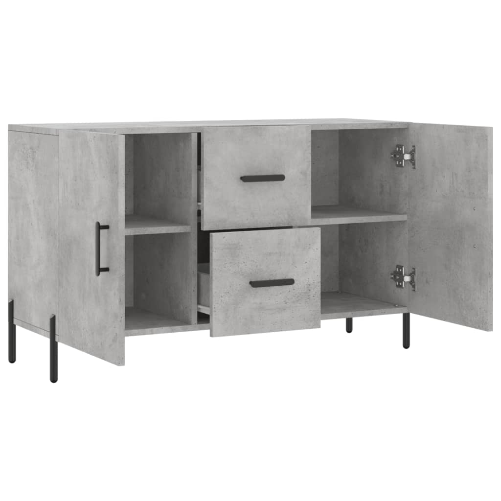 vidaXL Dulap, gri beton, 100x36x60 cm, lemn compozit vidaXL Dulap, gri beton, 100x36x60 cm, lemn compozit