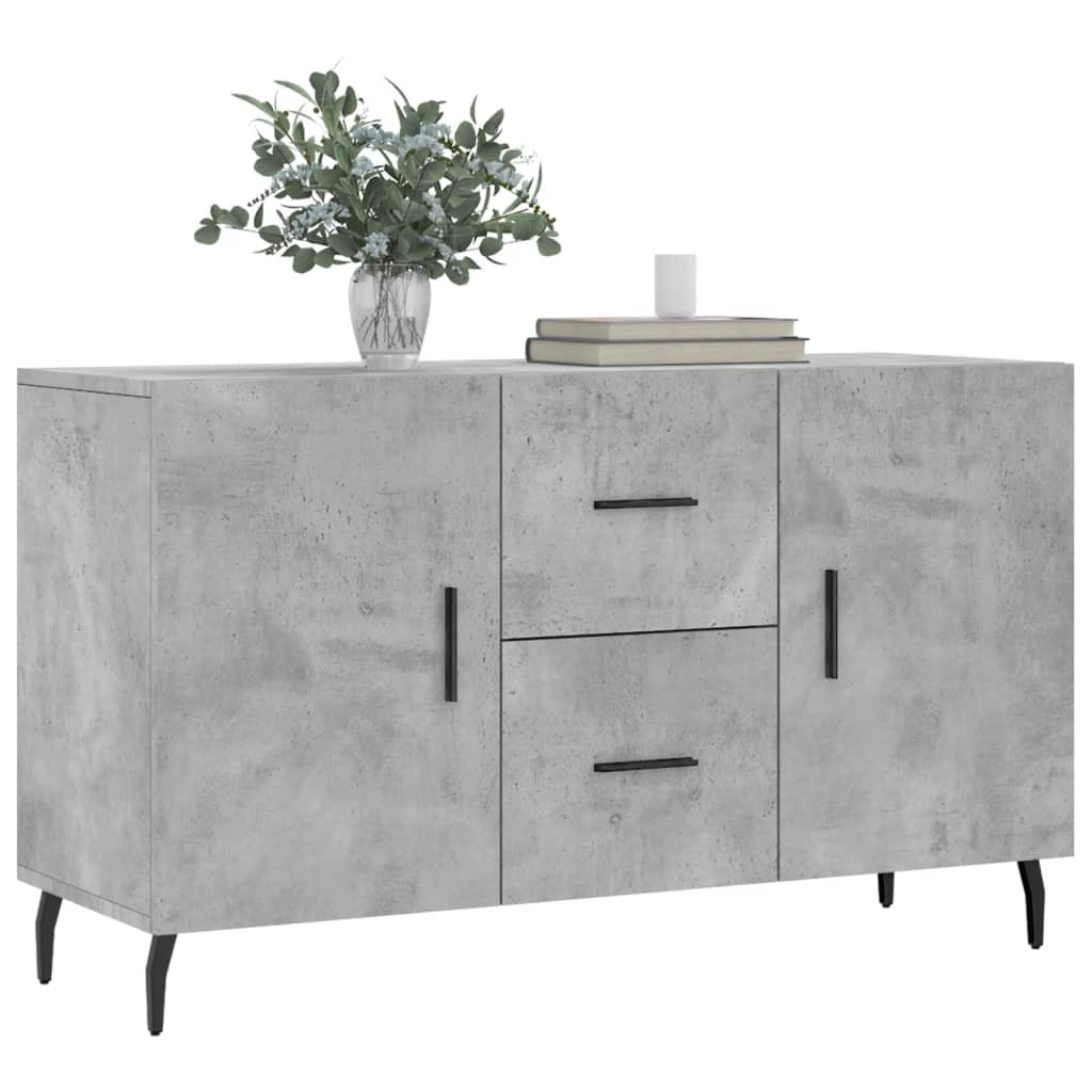 vidaXL Dulap, gri beton, 100x36x60 cm, lemn compozit vidaXL Dulap, gri beton, 100x36x60 cm, lemn compozit