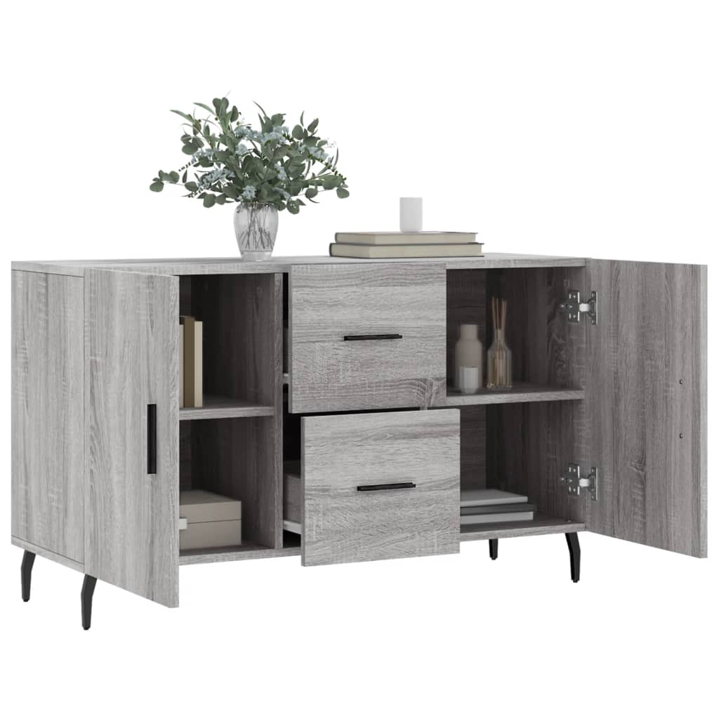 vidaXL Dulap, gri sonoma, 100x36x60 cm, lemn compozit