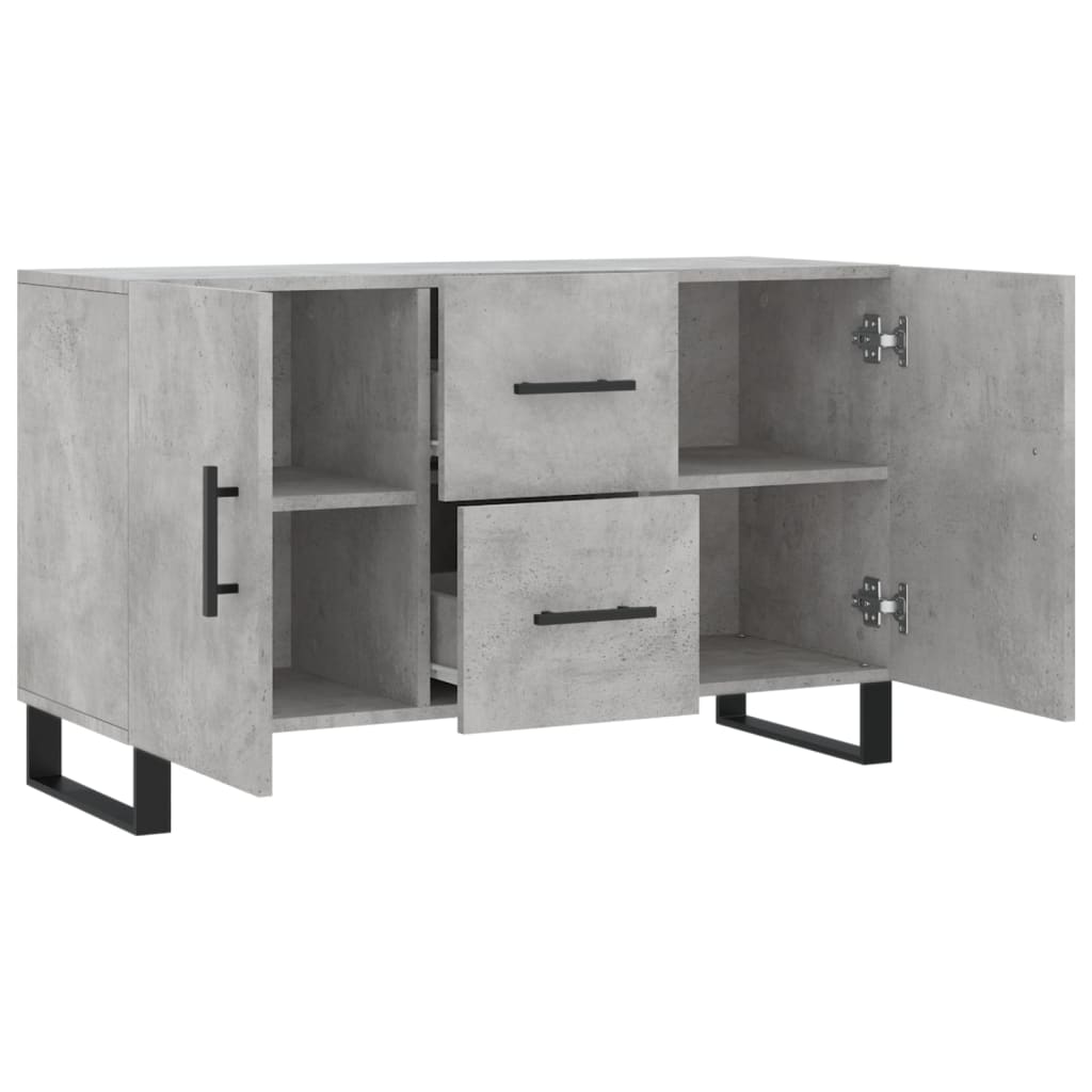 vidaXL Dulap, gri beton, 100x36x60 cm, lemn compozit vidaXL Dulap, gri beton, 100x36x60 cm, lemn compozit
