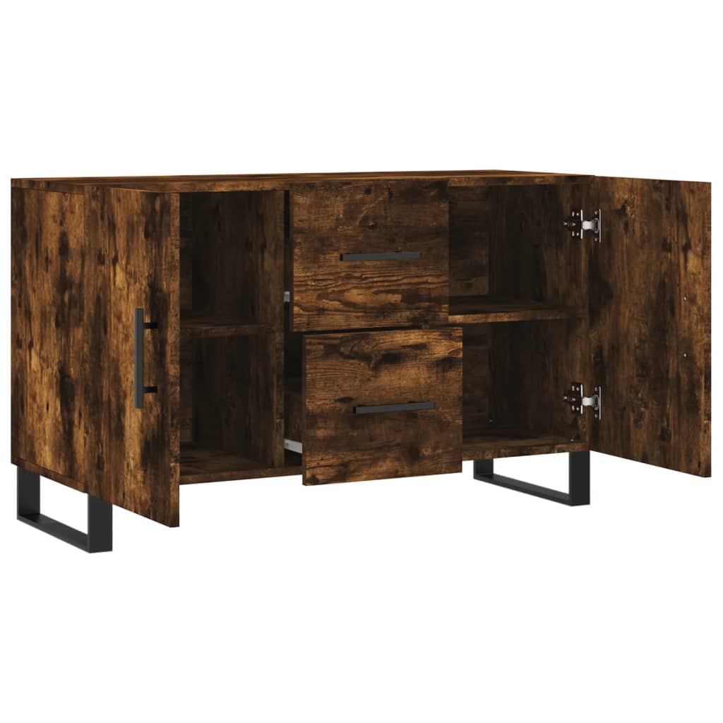 vidaXL Dulap, stejar fumuriu, 100x36x60 cm, lemn compozit vidaXL Dulap, stejar fumuriu, 100x36x60 cm, lemn compozit