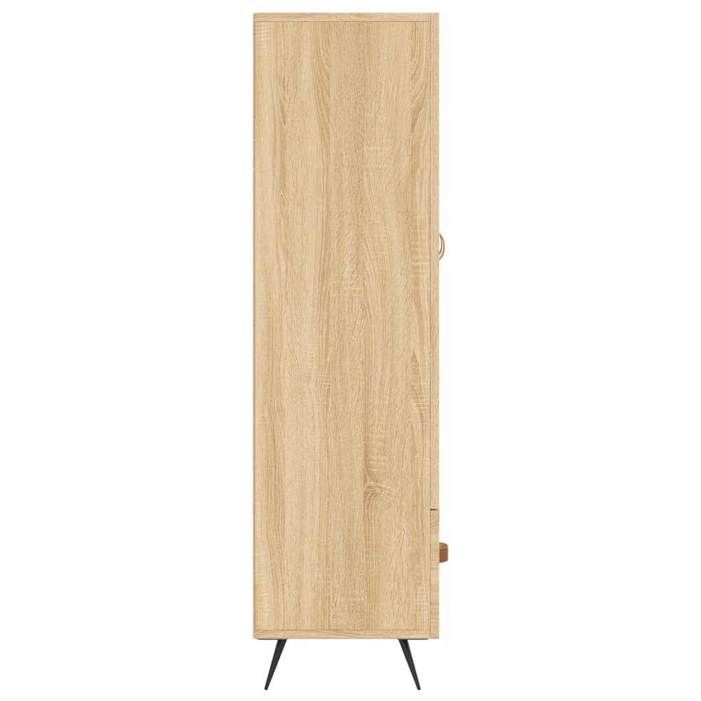 vidaXL Dulap înalt, stejar Sonoma, 69,5x31x115 cm, lemn prelucrat