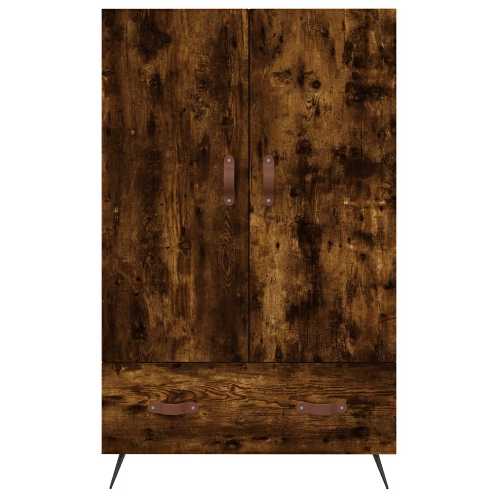 vidaXL Dulap înalt, stejar afumat, 69,5x31x115 cm, lemn prelucrat vidaXL Dulap înalt, stejar afumat, 69,5x31x115 cm, lemn prelucrat
