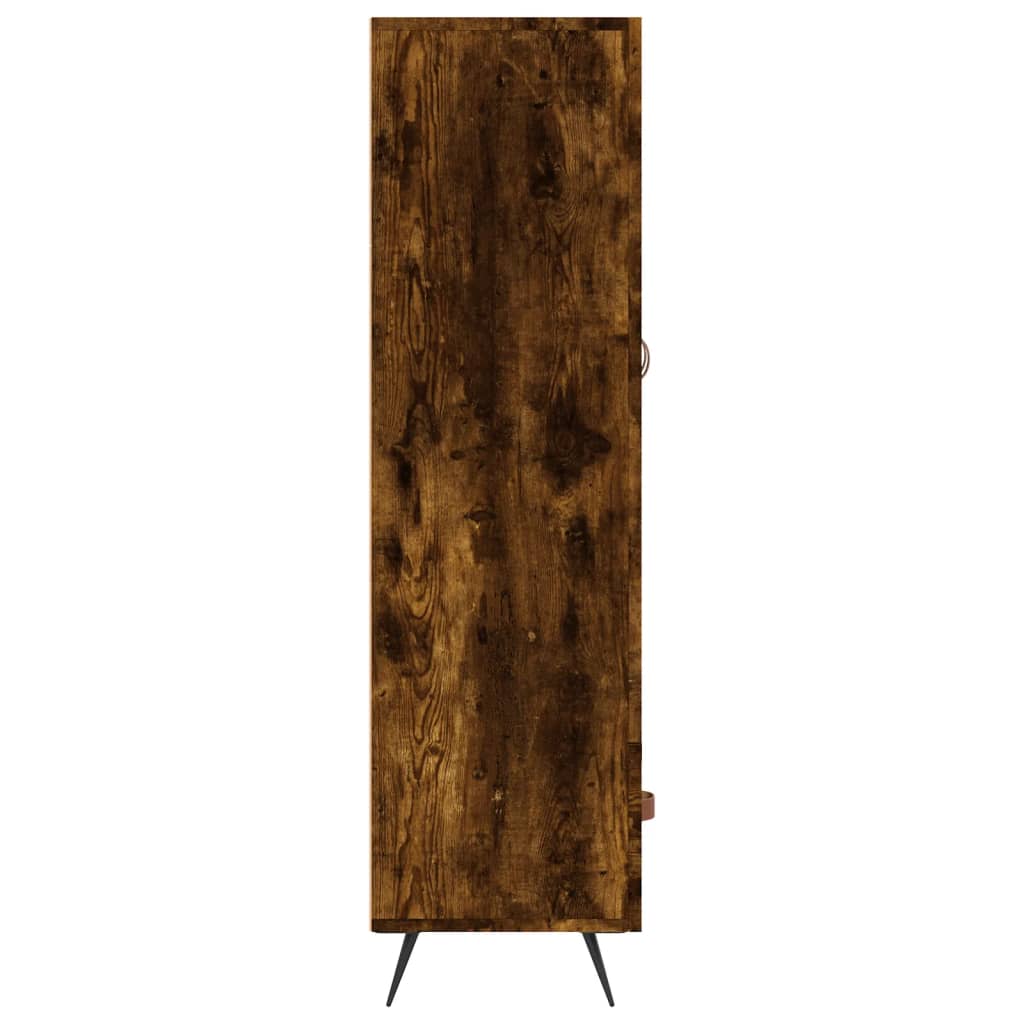 vidaXL Dulap înalt, stejar afumat, 69,5x31x115 cm, lemn prelucrat vidaXL Dulap înalt, stejar afumat, 69,5x31x115 cm, lemn prelucrat