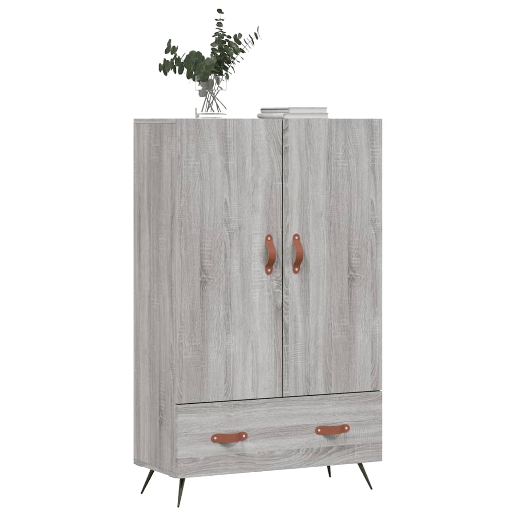 vidaXL Dulap gri Sonoma 69,5x31x115 cm, lemn prelucrat