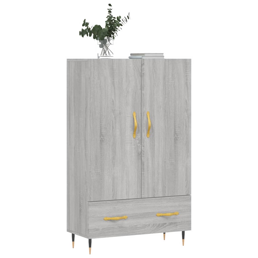 vidaXL Dulap gri Sonoma 69,5x31x115 cm, lemn prelucrat
