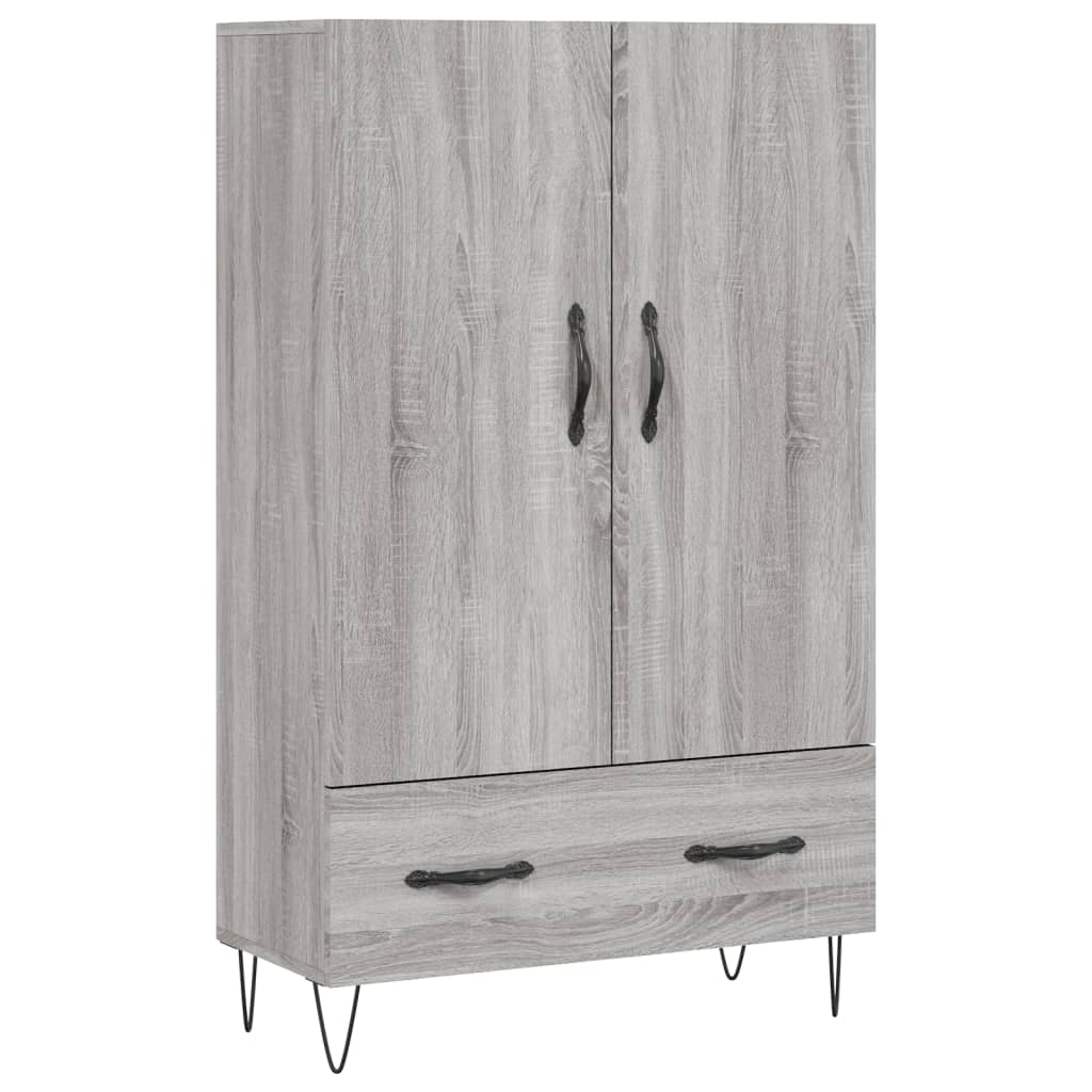 vidaXL Dulap gri Sonoma 69,5x31x115 cm, lemn prelucrat
