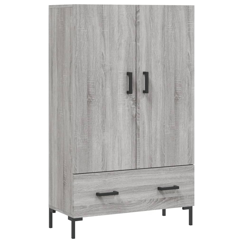 vidaXL Dulap gri Sonoma 69,5x31x115 cm, lemn prelucrat