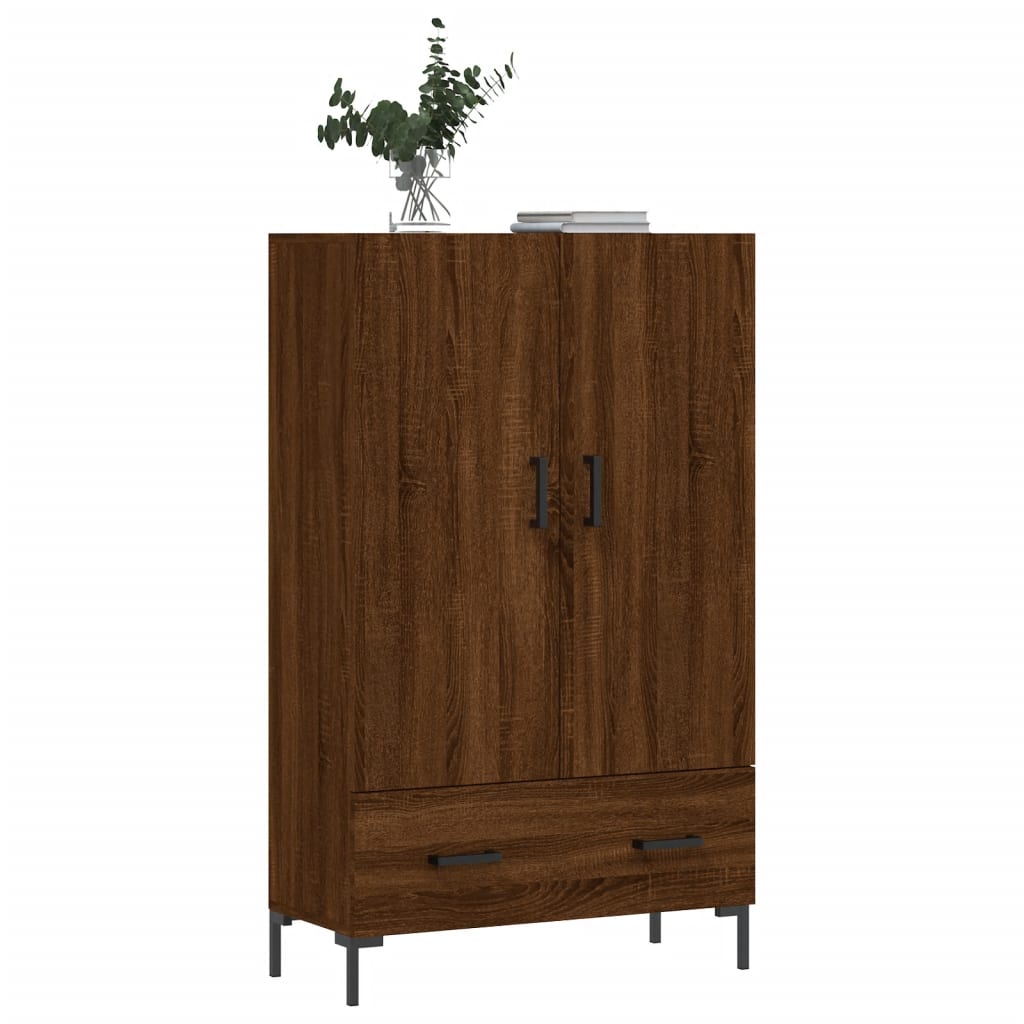 vidaXL Dulap înalt, stejar maro, 69,5x31x115 cm, lemn prelucrat vidaXL Dulap înalt, stejar maro, 69,5x31x115 cm, lemn prelucrat