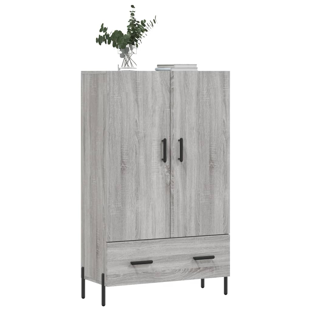 vidaXL Dulap gri Sonoma 69,5x31x115 cm, lemn prelucrat