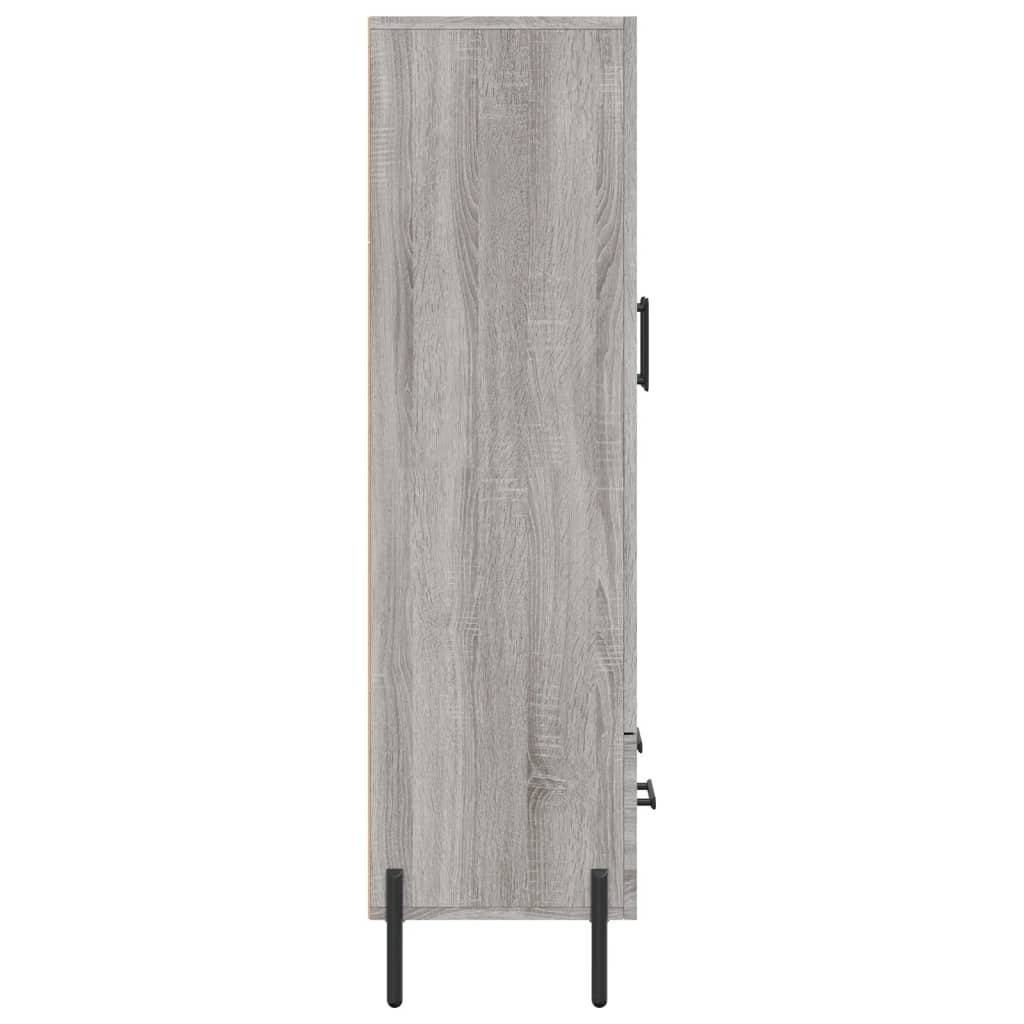 vidaXL Dulap gri Sonoma 69,5x31x115 cm, lemn prelucrat
