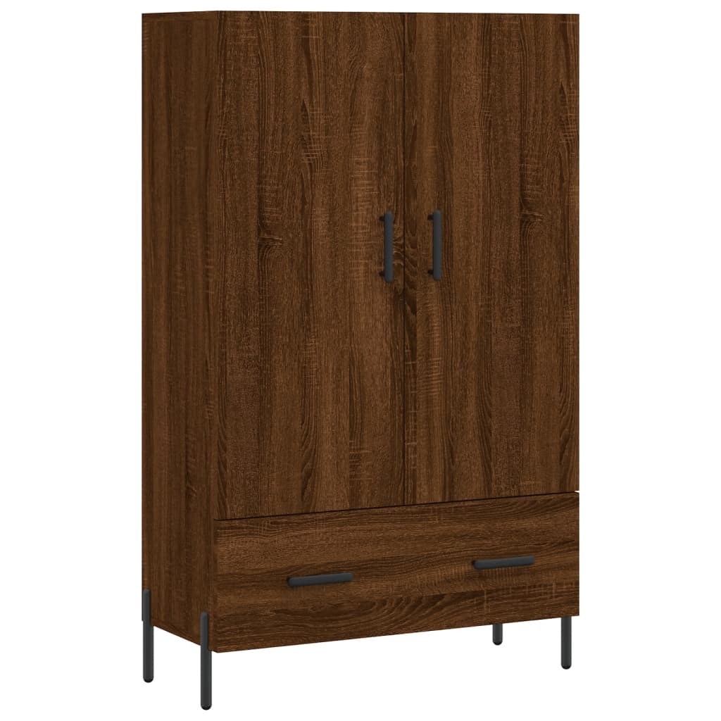 vidaXL Dulap înalt, stejar maro, 69,5x31x115 cm, lemn prelucrat vidaXL Dulap înalt, stejar maro, 69,5x31x115 cm, lemn prelucrat