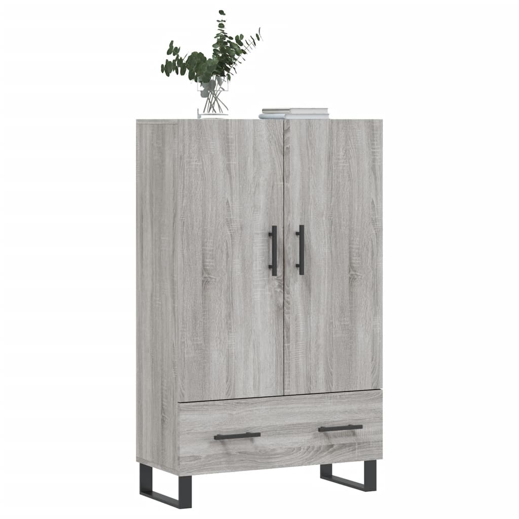 vidaXL Dulap gri Sonoma 69,5x31x115 cm, lemn prelucrat vidaXL Dulap gri Sonoma 69,5x31x115 cm, lemn prelucrat